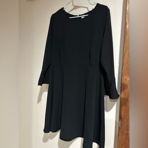 Old Navy Black Long Sleeve Dress